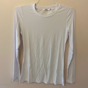 APRLL white athletic long sleeve shirt
